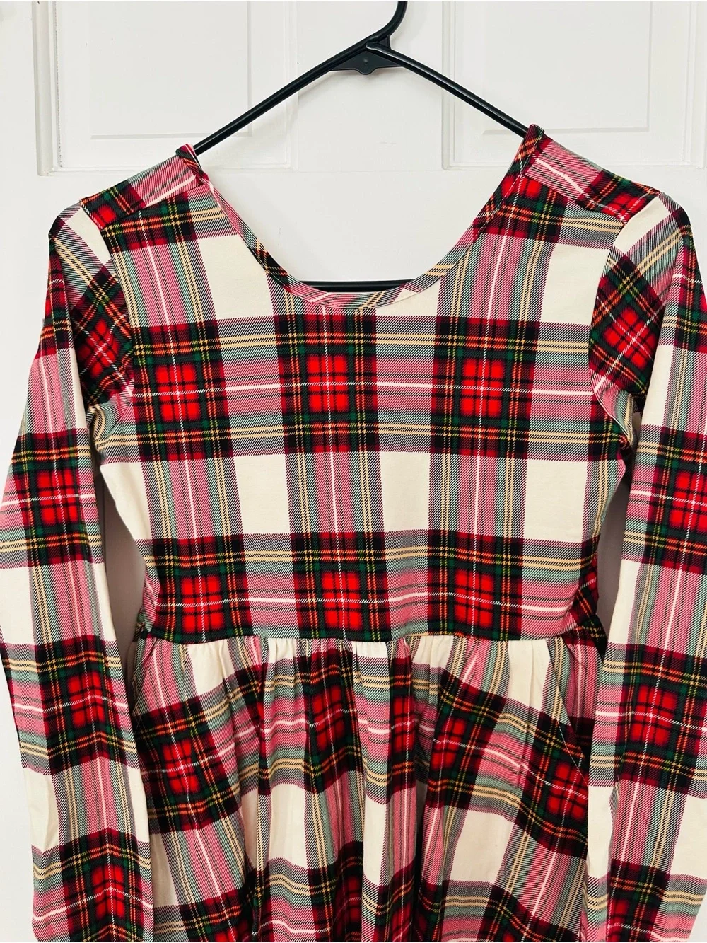 Hanna Andersson plaid knit